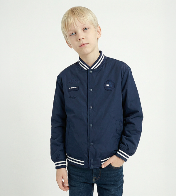 تومي هيلفيغر  varsity-graphics - كحلي جاكيتات