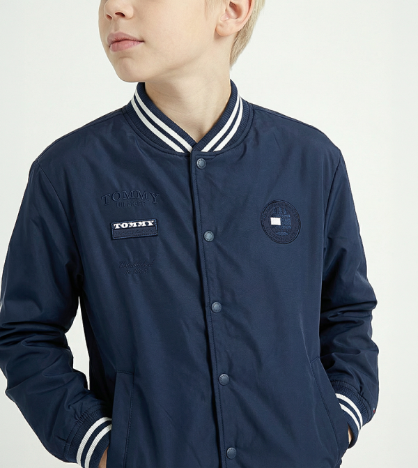 تومي هيلفيغر  varsity-graphics - كحلي جاكيتات
