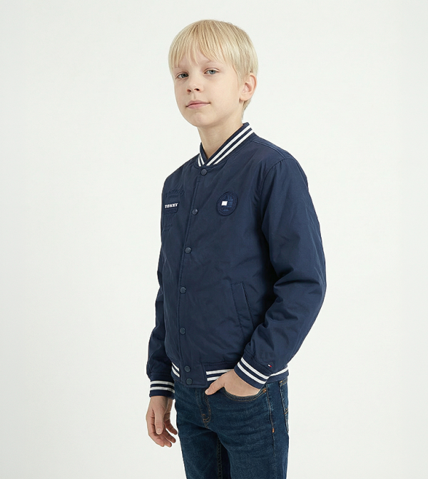 تومي هيلفيغر  varsity-graphics - كحلي جاكيتات