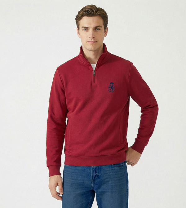 تومي هيلفيغر  ملابس - أحمر بلوزات