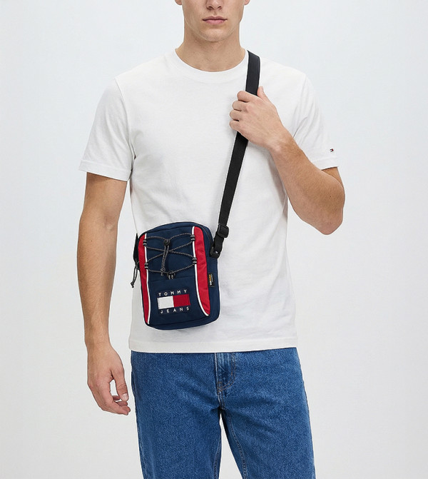 تومي جينز  relaxed-denim-cargo - أزرق بحري داكن Leather Belts
