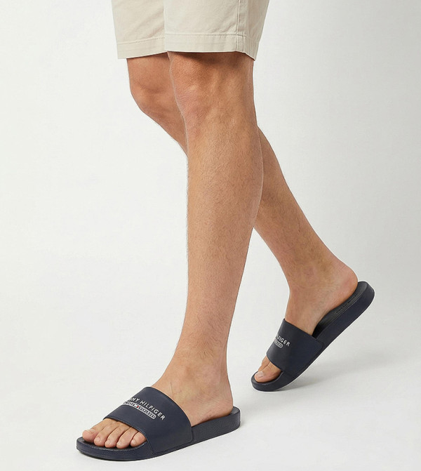 Tommy Hilfiger  Flip flops and Slides - Navy Slides