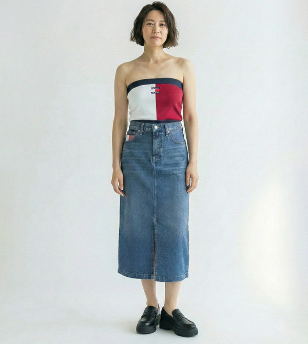 Tommy Hilfiger Cropped Tops - Multi Cropped Tops