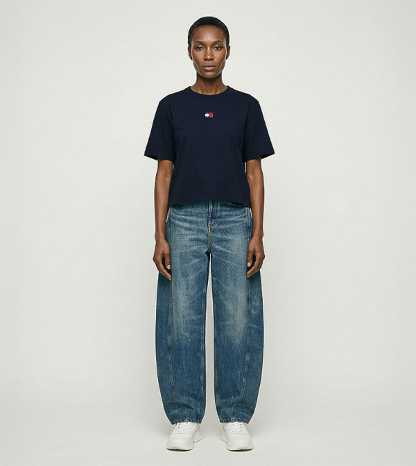 Tommy Hilfiger  Clothing - Navy Short Sleeve T-Shirts