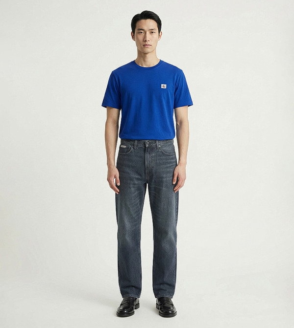 كالفن كلاين جينز كالفن كلاين جينز - أزرق Round Neck T-Shirts