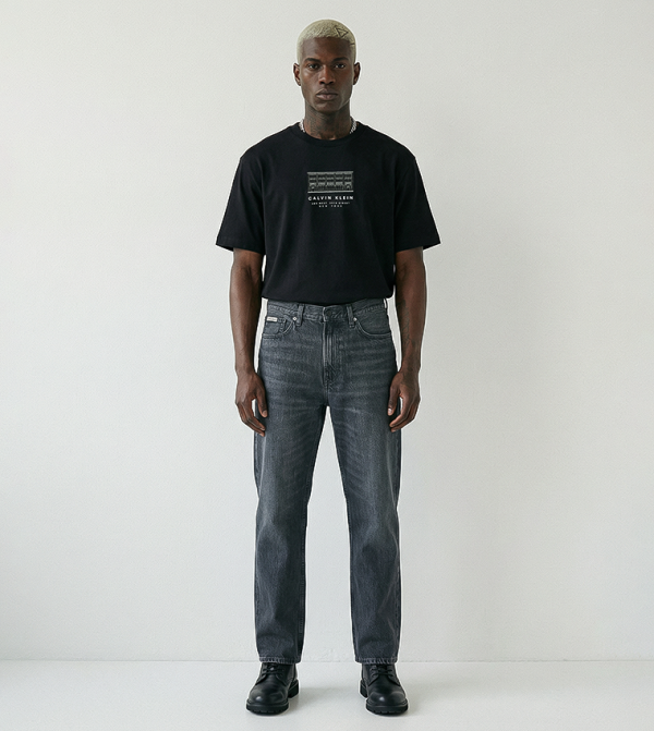 كالفن كلاين جينز كالفن كلاين جينز - أسود Round Neck T-Shirts