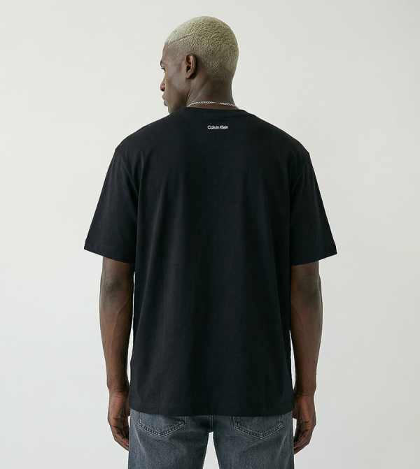 كالفن كلاين جينز كالفن كلاين جينز - أسود Round Neck T-Shirts