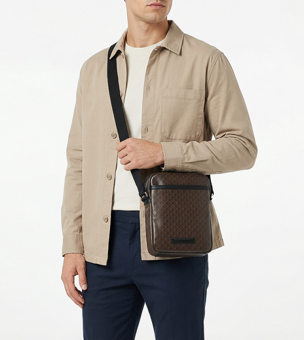 كالفين كلاين كالفين كلاين - بني Cross Body & Sling Bags