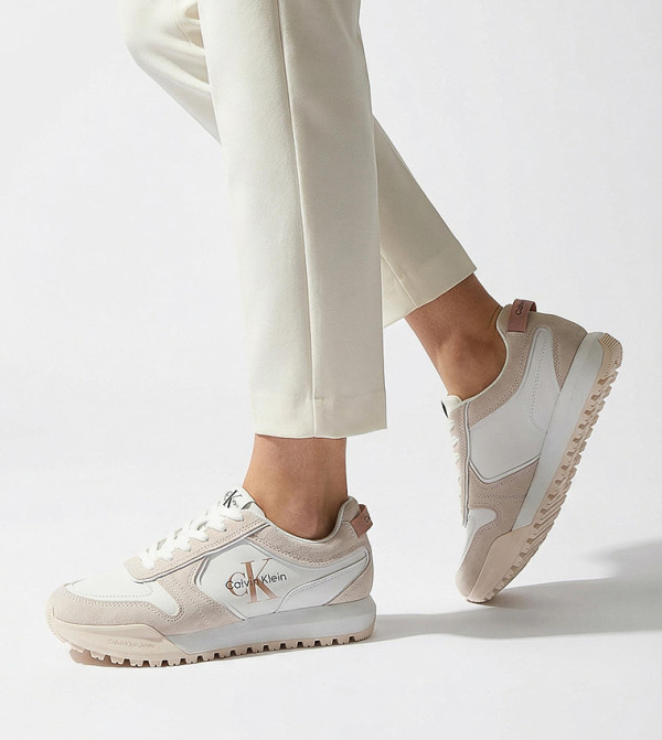 Calvin Klein  Shoes - White Low Top