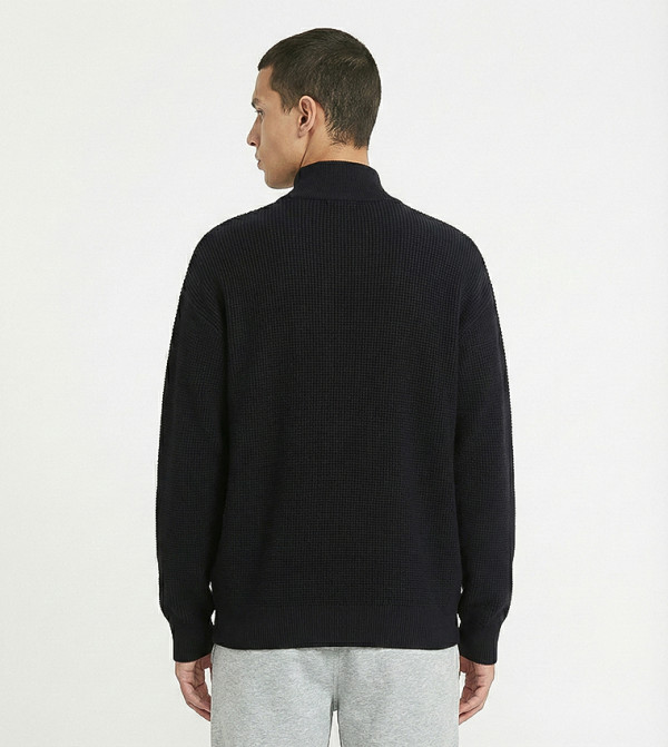 كالفن كلاين جينز سترات بياقة السلحفاة - أسود Turtle neck Sweaters