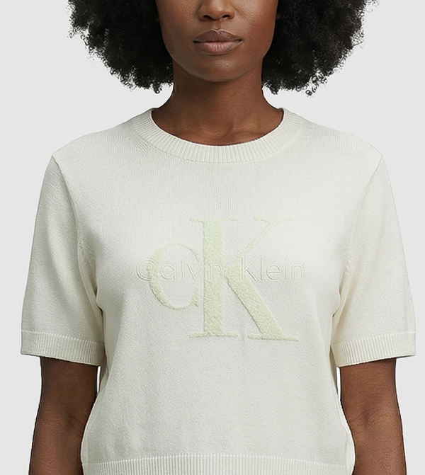 Calvin Klein Jeans  Sweaters & Cardigans - White Sweaters