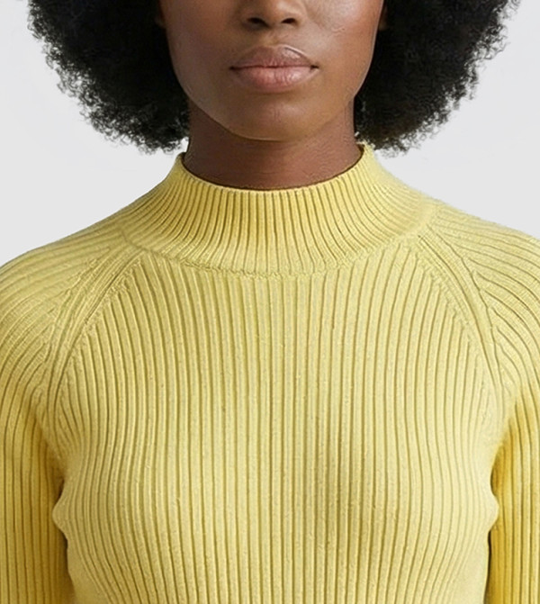 Calvin Klein Jeans  Sweaters & Cardigans - Yellow Turtle neck Sweaters