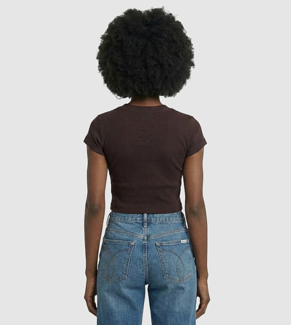 كالفن كلاين جينز  warm-hues-w - بني  Short Sleeve T-Shirts