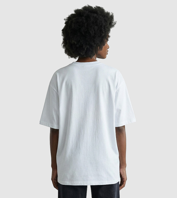 Calvin Klein Jeans  Clothing - White Short Sleeve T-Shirts