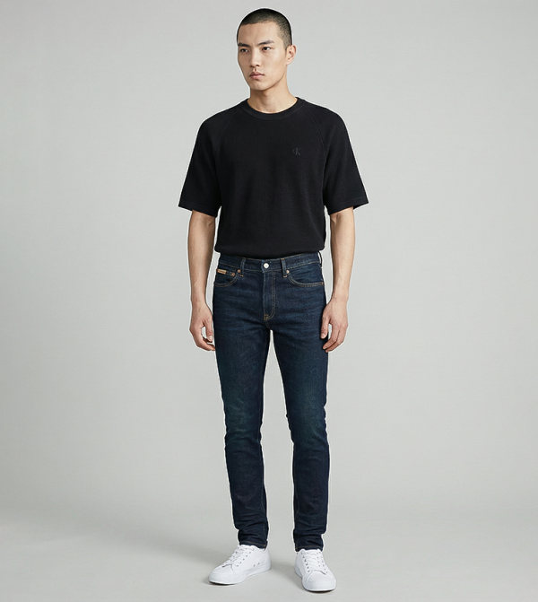 Calvin Klein Jeans Calvin Klein Jeans - BLACK Round Neck T-Shirts