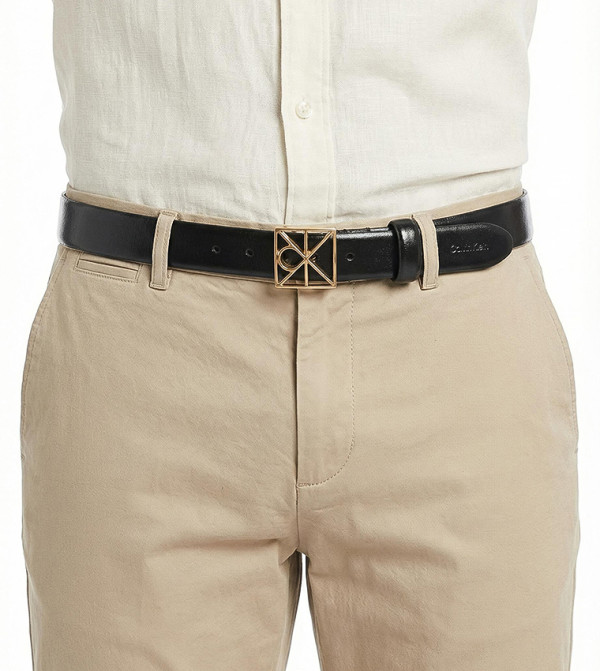 Calvin Klein  Leather Belts - Black Leather Belts