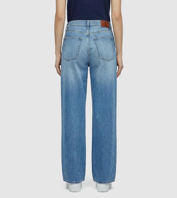 كالفن كلاين جينز  baggy-denim-edit - أزرق Wide Leg Jeans