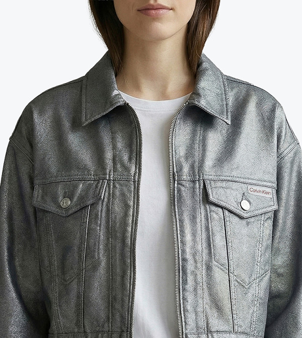 Calvin Klein Jeans  Jackets & Coats - Grey Casual Jackets