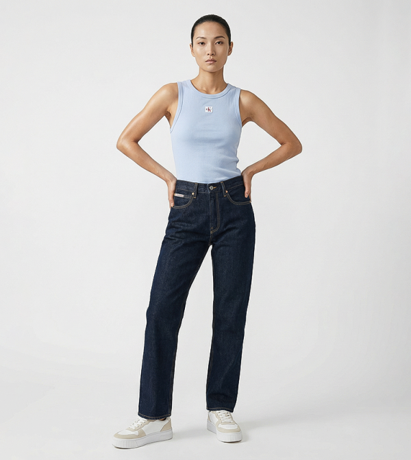 كالفن كلاين جينز  جينز مستقيم - كحلي Straight Jeans