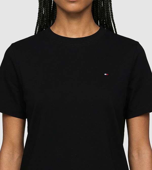 Tommy Hilfiger  Clothing - BLACK Short Sleeve T-Shirts