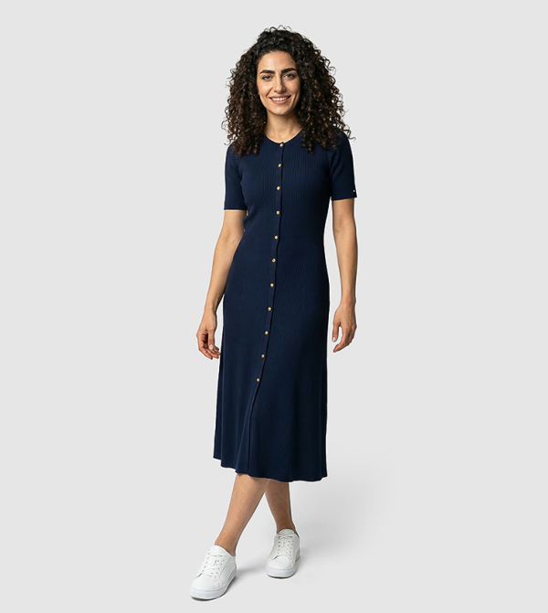 Tommy Hilfiger Clothing - Navy Midi Dresses