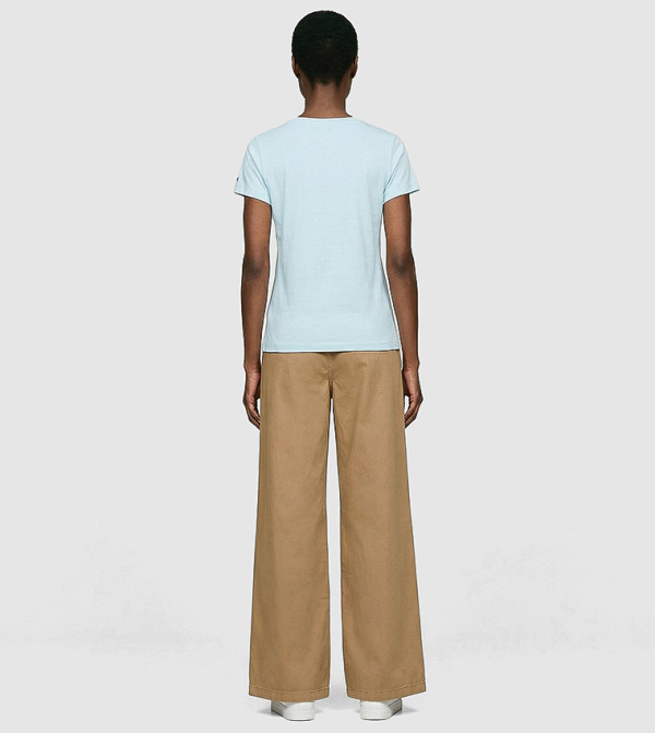 Tommy Hilfiger  T-Shirts - Blue Short Sleeve T-Shirts