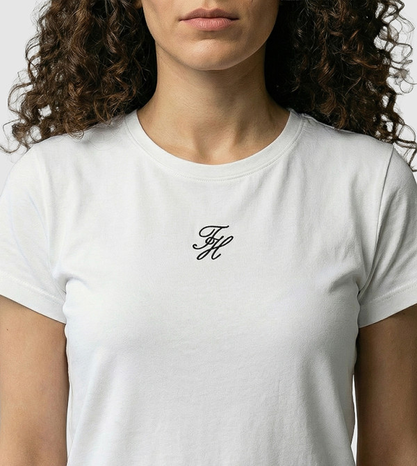 Tommy Hilfiger  Clothing - Beige Short Sleeve T-Shirts