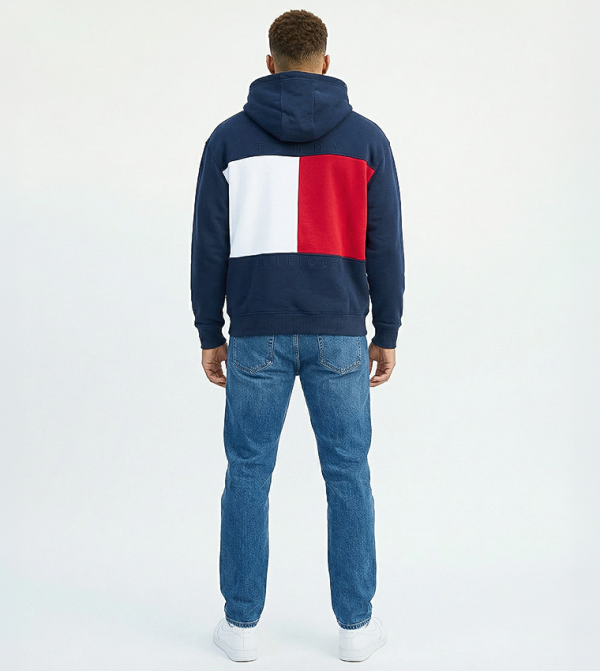 تومي هيلفيغر  ملابس - كحلي هودي