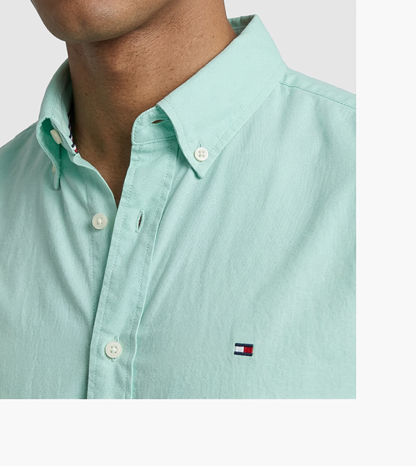 تومي هيلفيغر  قمصان - أخضر Long Sleeves