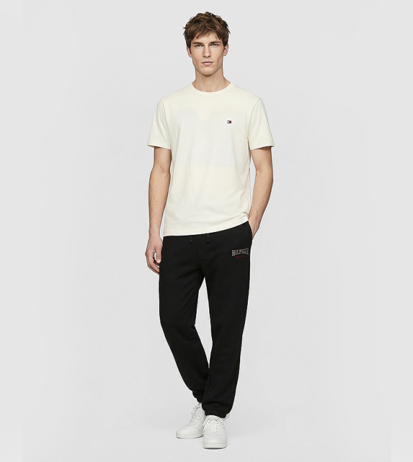 Tommy Hilfiger Tommy Hilfiger - Beige Round Neck T-Shirts