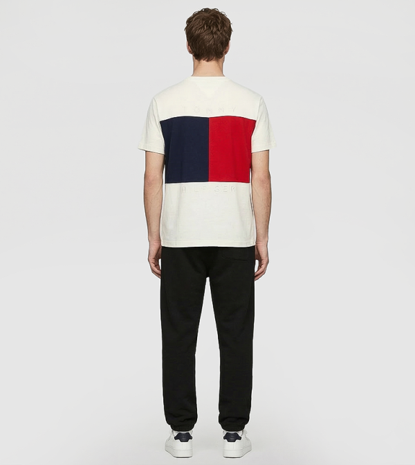 Tommy Hilfiger Tommy Hilfiger - Beige Round Neck T-Shirts