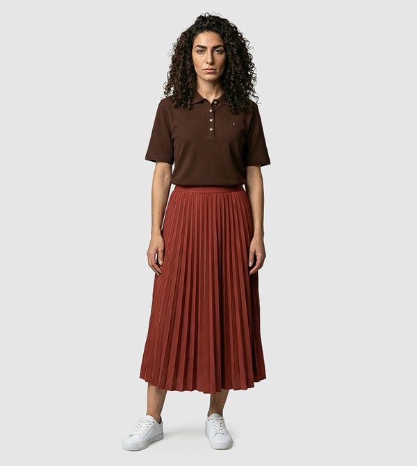 Tommy Hilfiger  Clothing - Brown Polo T-shirts