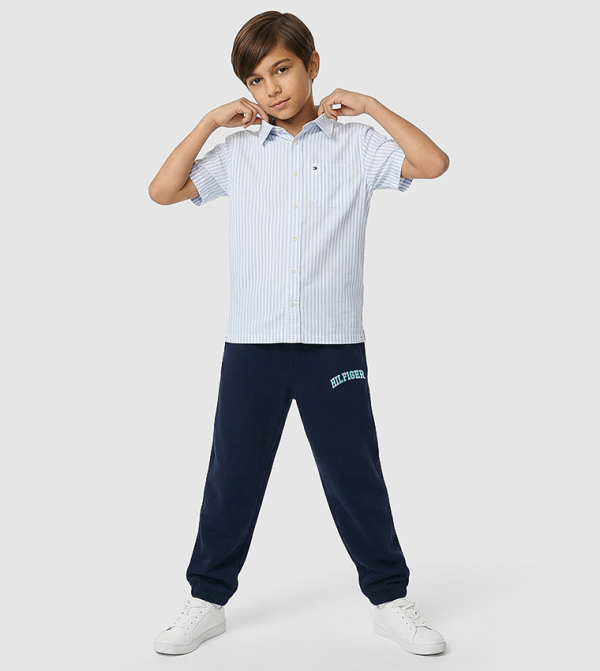 Tommy Hilfiger  varsity-graphics - Navy Joggers