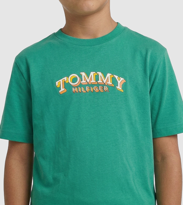Tommy Hilfiger  Topwear - Green T-shirts