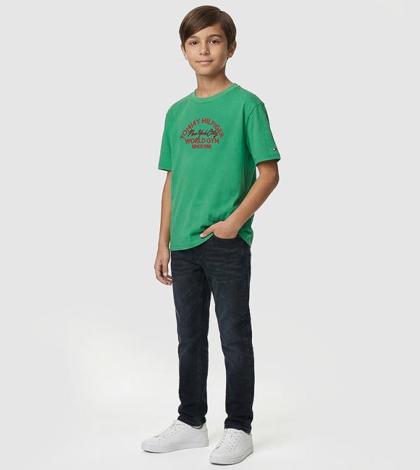 تومي هيلفيغر  daily-essentials - أخضر T-shirts
