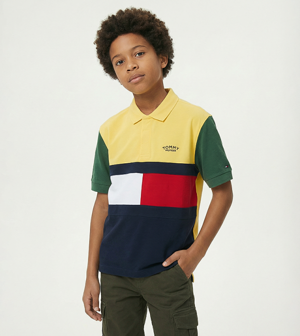 Tommy Hilfiger  heatwave-ready-k - Yellow T-shirts