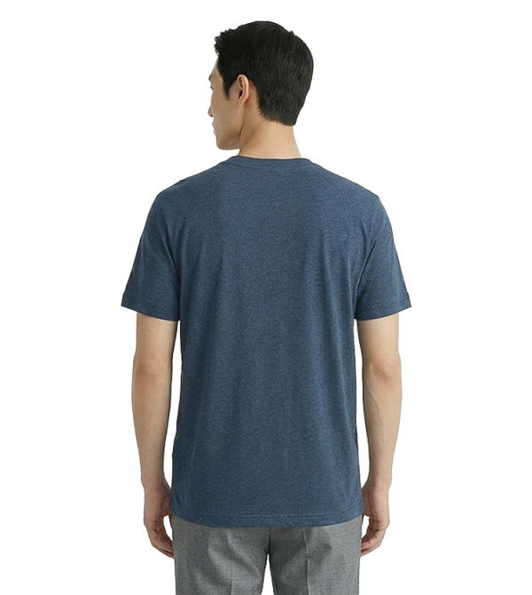 Calvin Klein Jeans  Clothing - Navy Round Neck T-Shirts