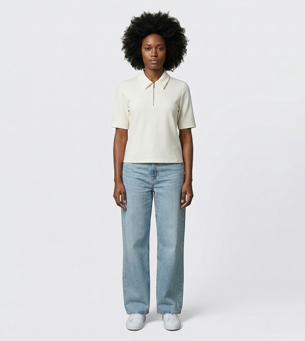 Calvin Klein Calvin Klein - Off White Polo T-shirts