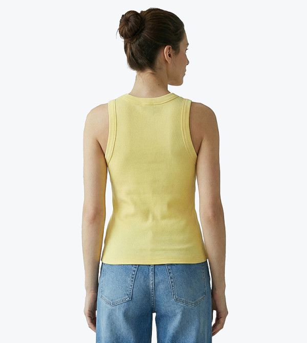 Calvin Klein Jeans - Yellow Sleeveless Tops