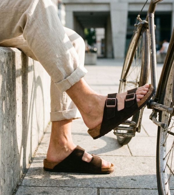 Birkenstock modest wear - Dark Brown Slippers