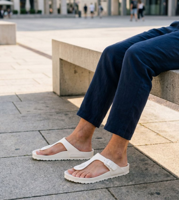 Birkenstock Birkenstock - White Casual Sandals