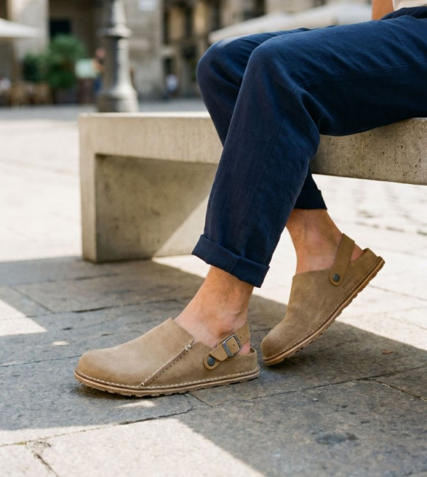 بيركنستوك  textured-neutral-linen - بيج undefined