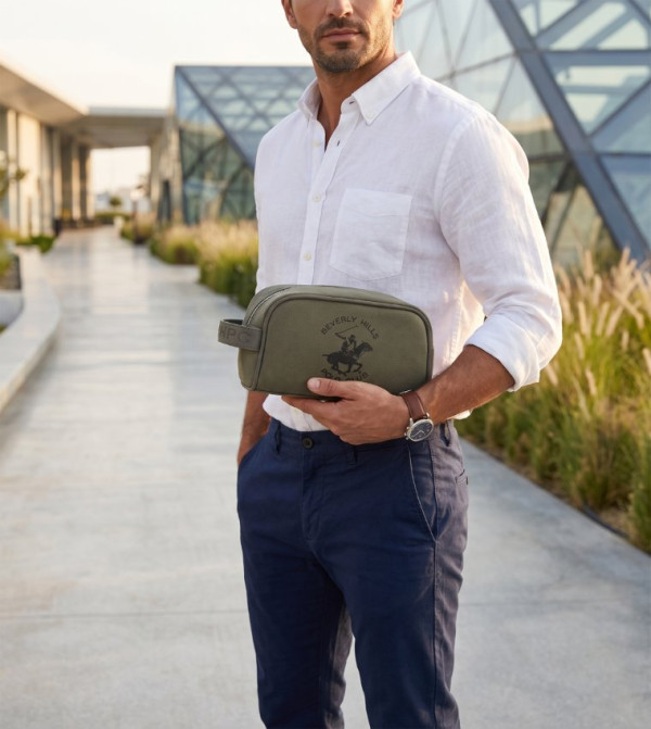 Beverly Hills Polo Club  Accessories - Green Toiletry bag