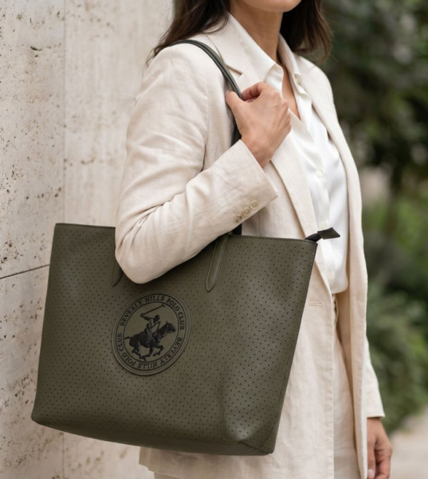 Beverly Hills Polo Club Tote Bags - Olive Tote Bags