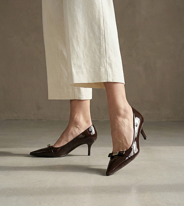 Charles & Keith  Shoes - Dark Brown Pumps