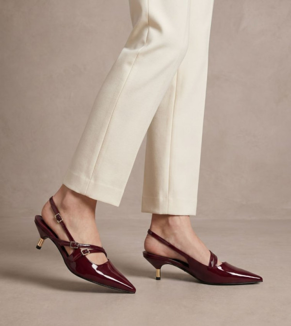 Charles & Keith  ramadan - Maroon Pumps