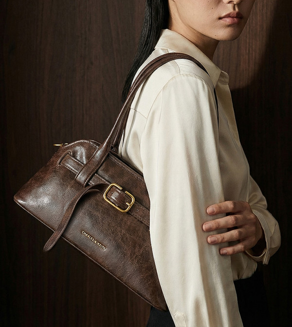 Charles & Keith Charles & Keith - Brown Shoulder bags