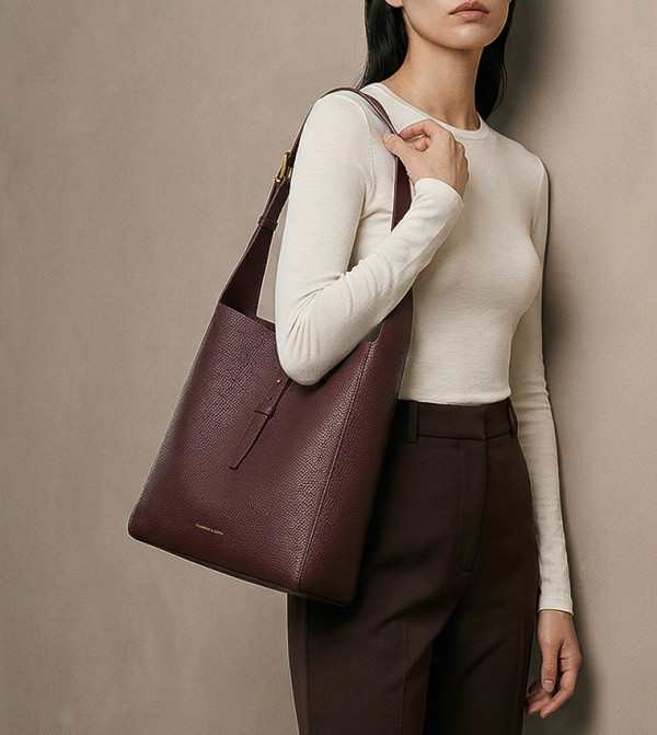 Charles & Keith Bags - Burgundy Shoulder bags