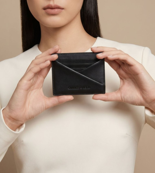 Charles & Keith  Small Leather Goods - Black Card Holders