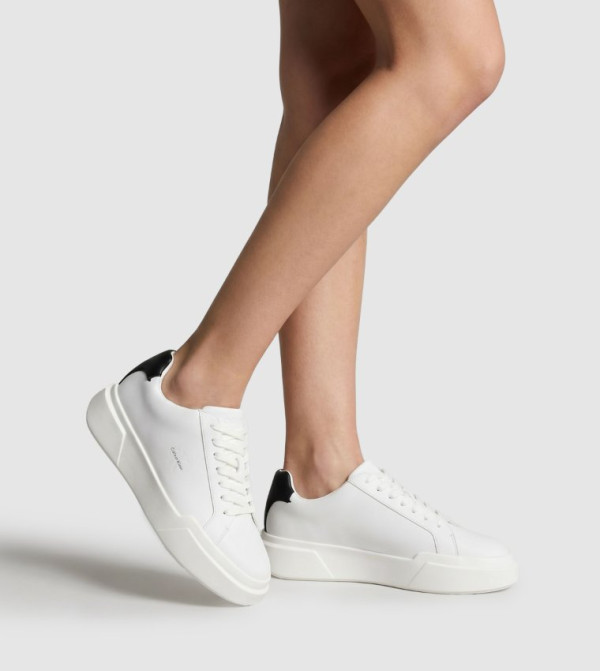 Calvin Klein - White Low Top